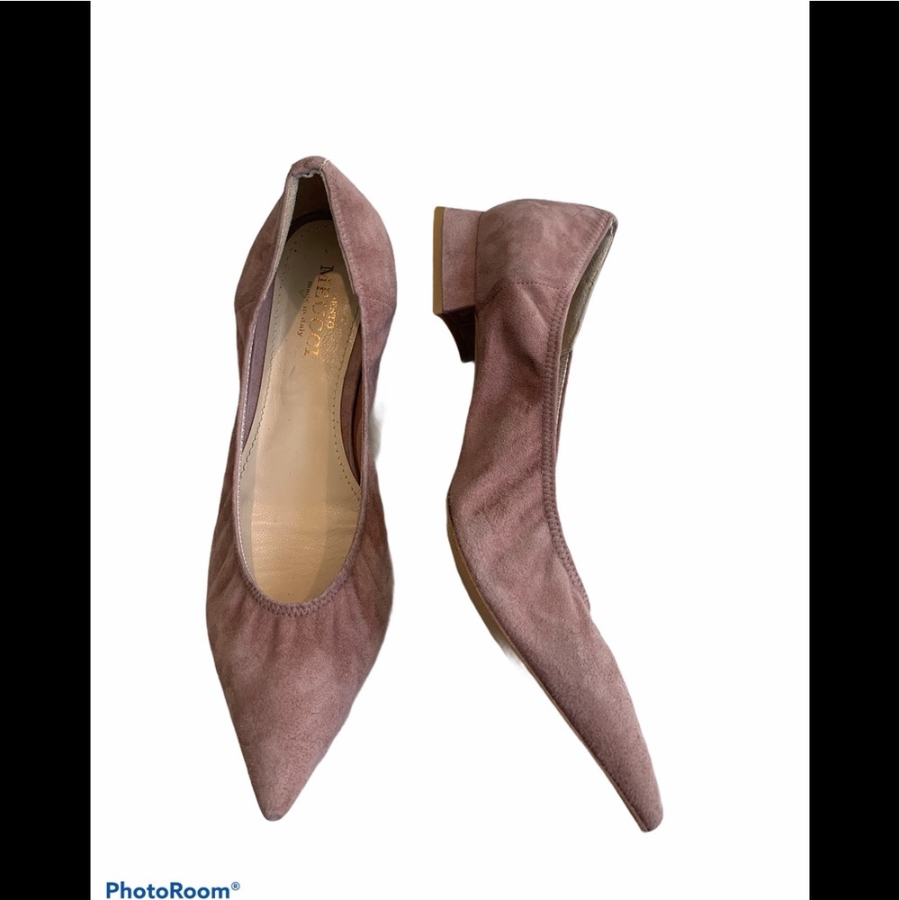 Sesto Meucci Suede Low Heel Pumps, Sz 40.5 - Picture 1 of 9